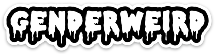 Genderweird Vinyl Sticker