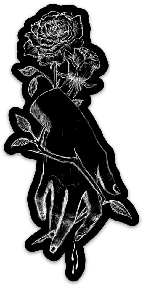 Roses Vinyl Sticker