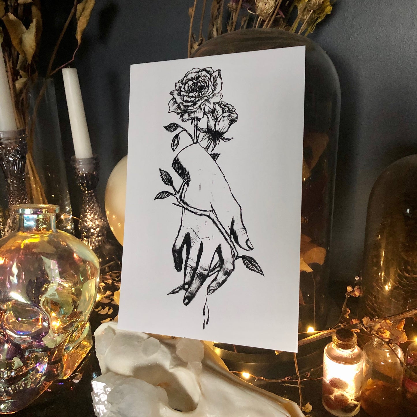Roses 9"x6" Print