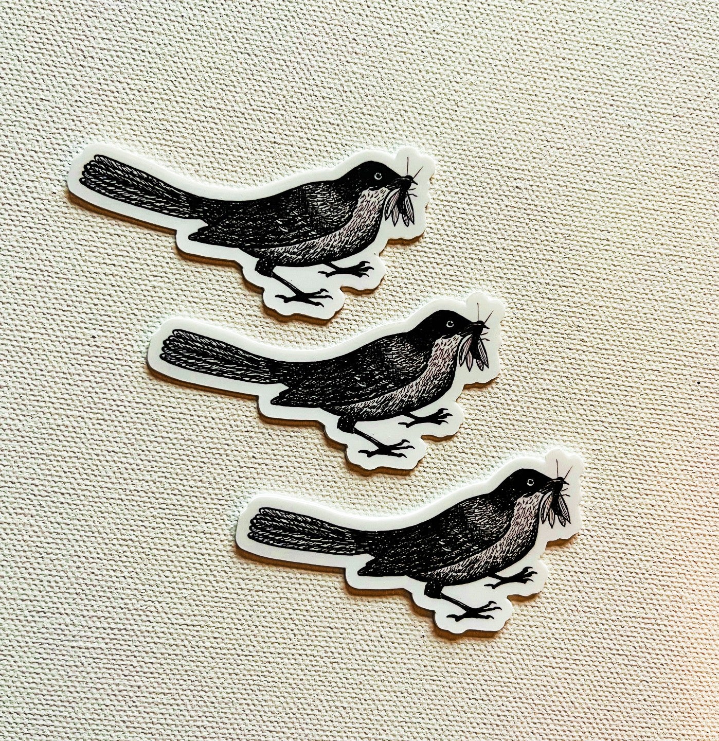 Bird & Insect 3" Vinyl Sticker