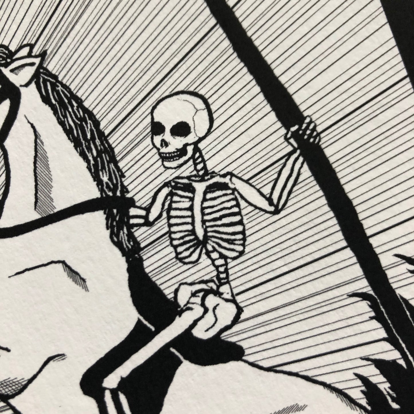 Death Card 8.5"x11" Print