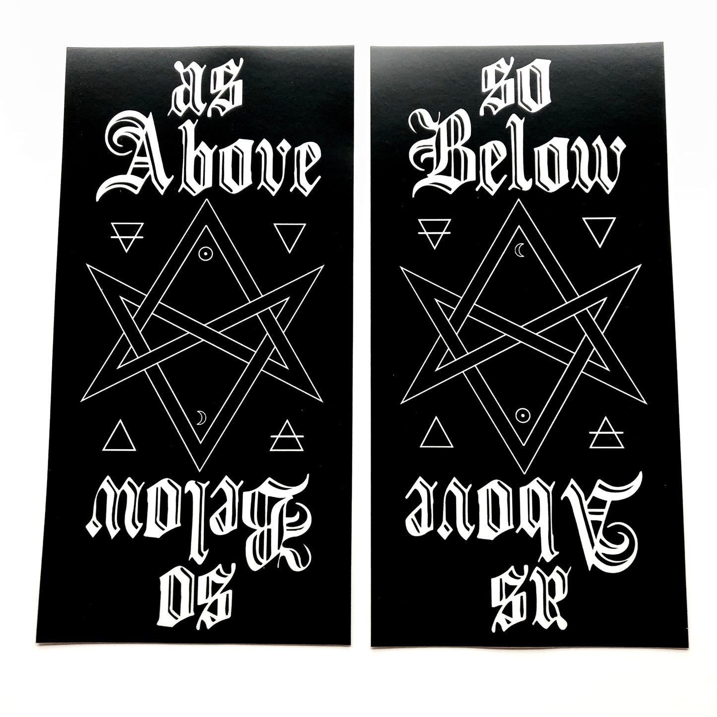 As Above So Below Vinyl Sticker