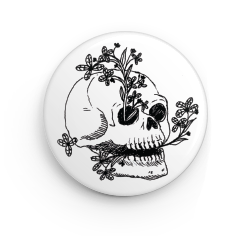 Renewal Skull 1.25" Button