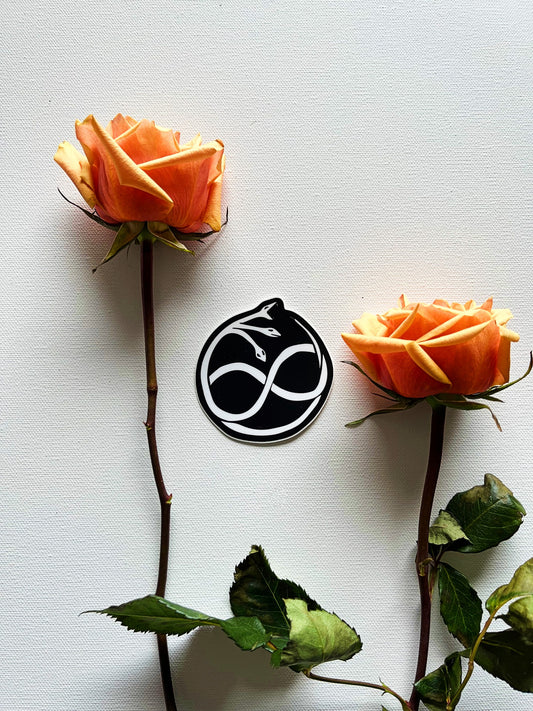 3-Headed Ouroboros Vinyl Sticker