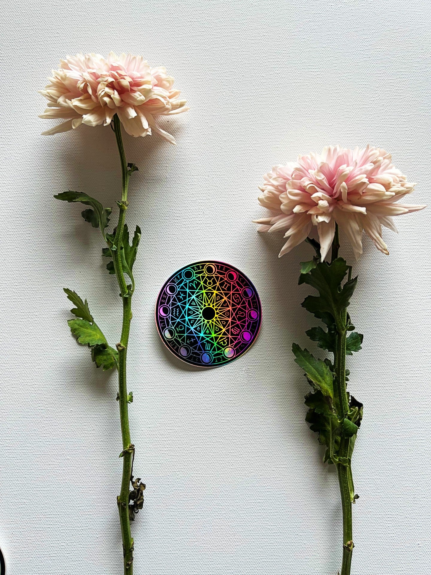 Holographic Magic Circle Vinyl Sticker