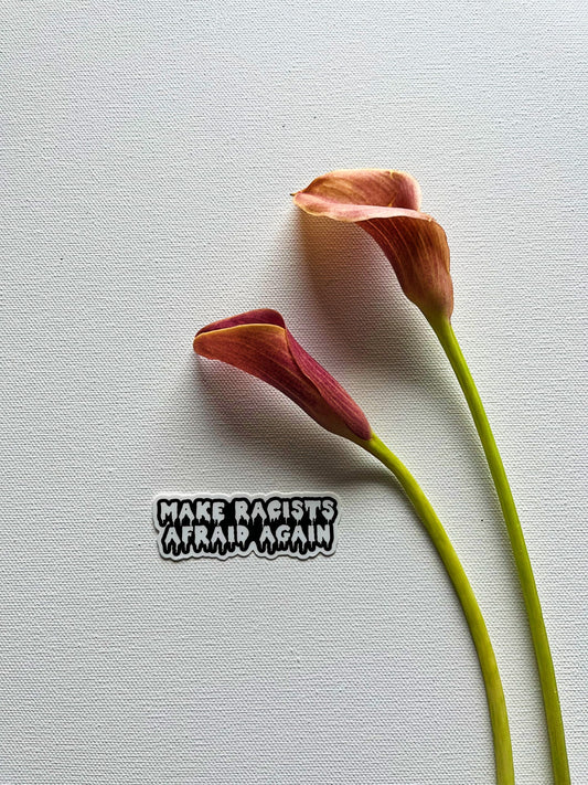 Make Racists Afraid Again Vinyl Sticker