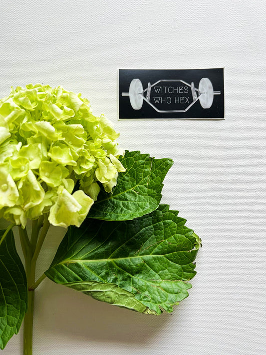 Witches Who Hex Vinyl Sticker