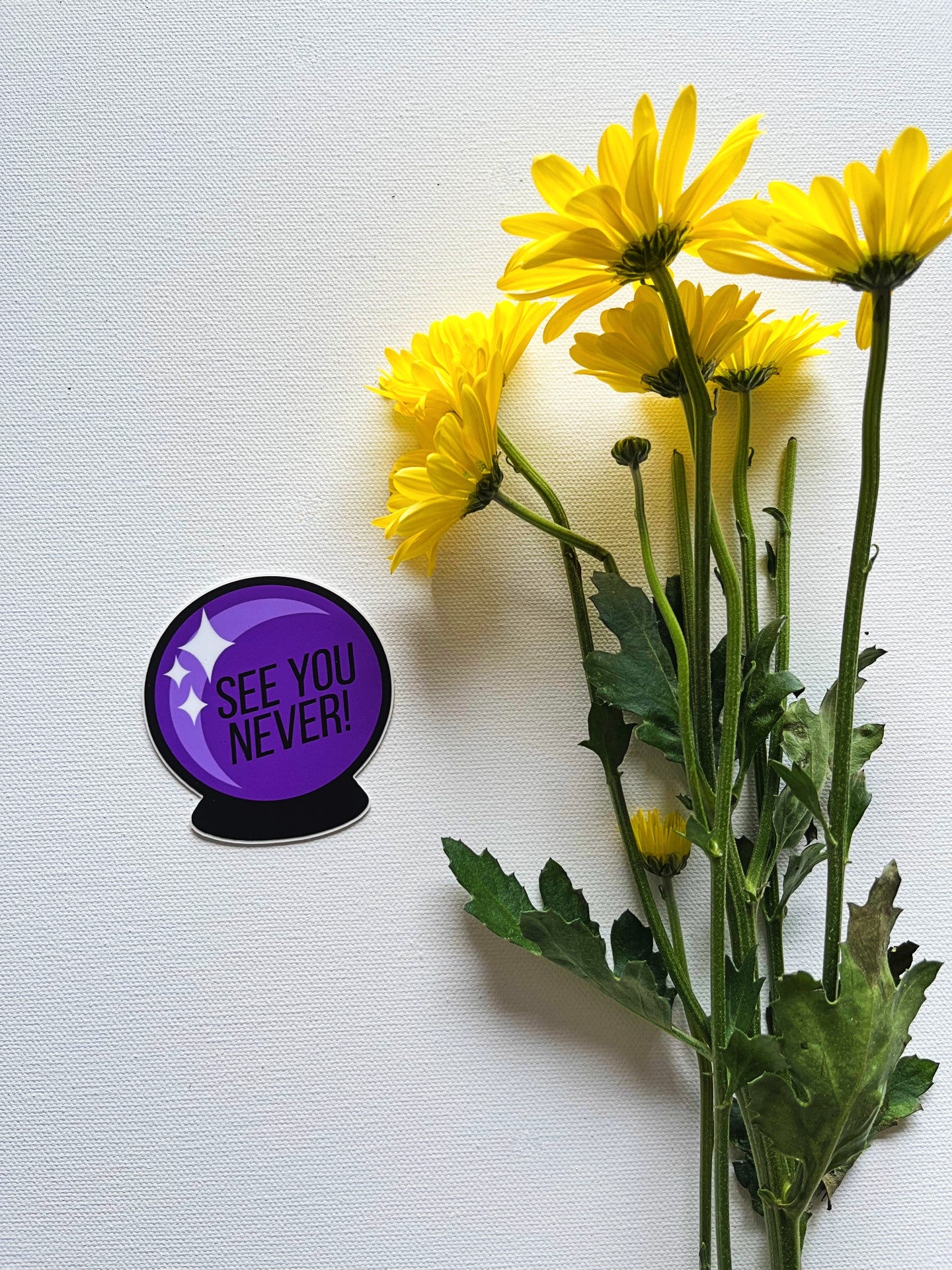 Crystal Ball Vinyl Sticker