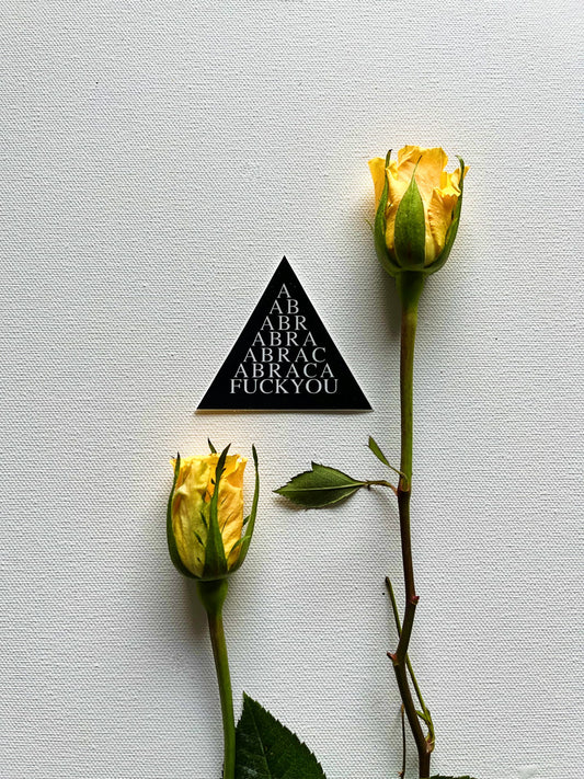 Abraca-Fuck You Vinyl Sticker