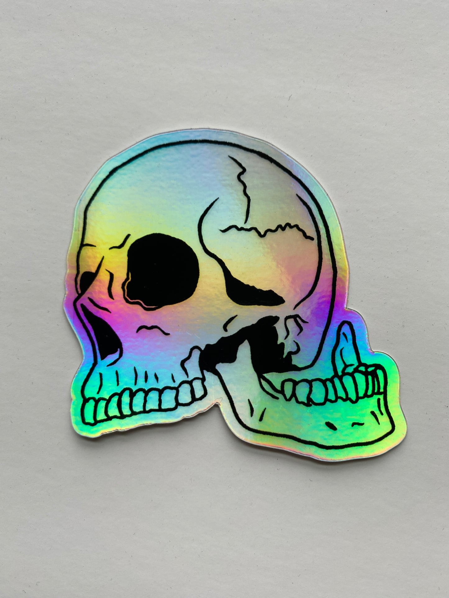 Janus Skull Vinyl Sticker