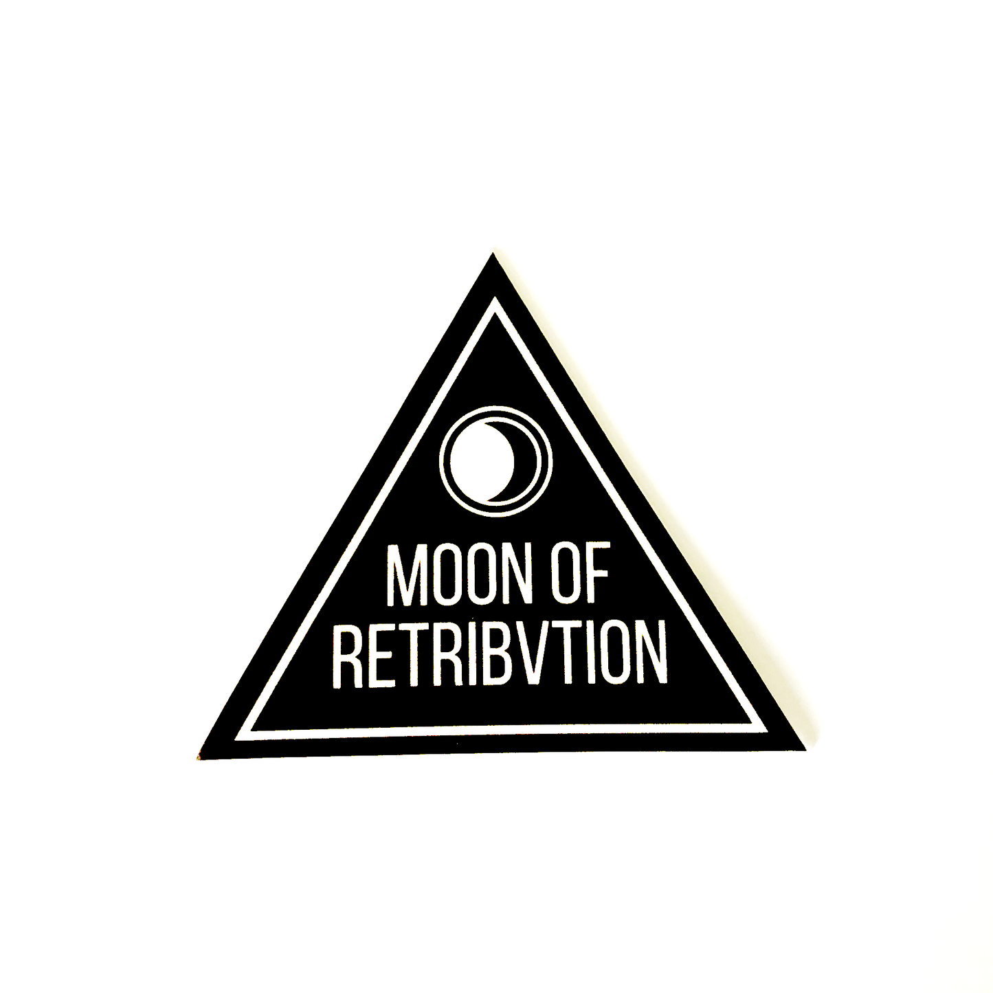 Triangle Moon Of Retribvtion Logo Vinyl Sticker