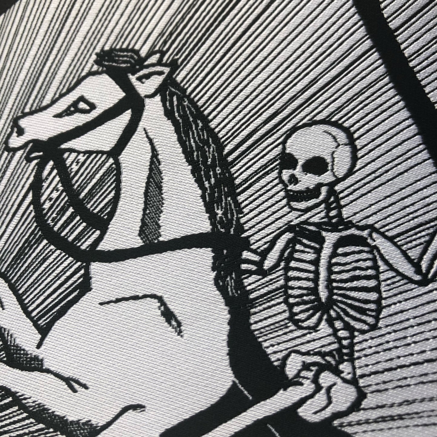 Death to Fascists Card Large Back Patch