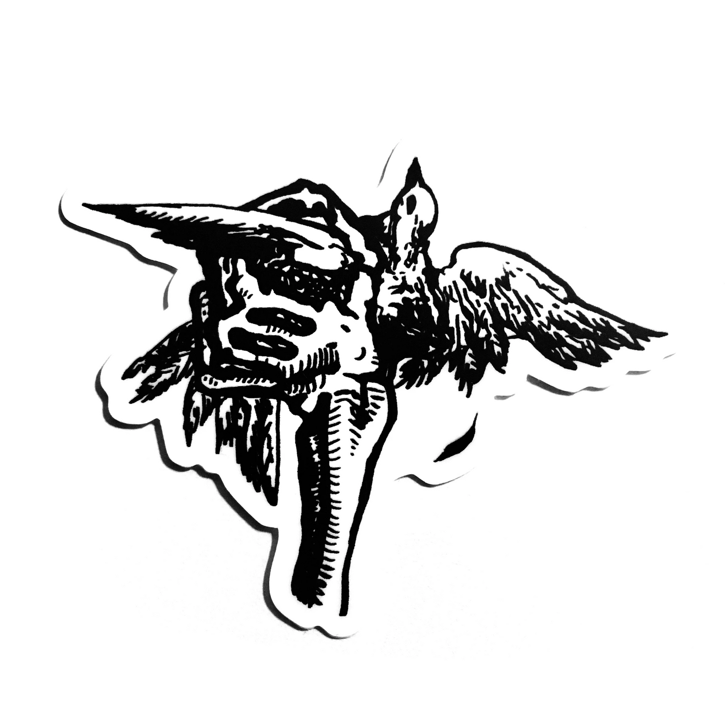 A Bird In Hand Vinyl Sticker