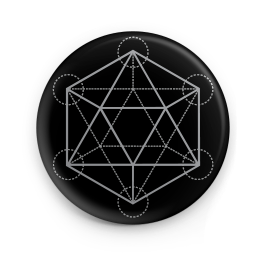 Sacred d20 1" Button