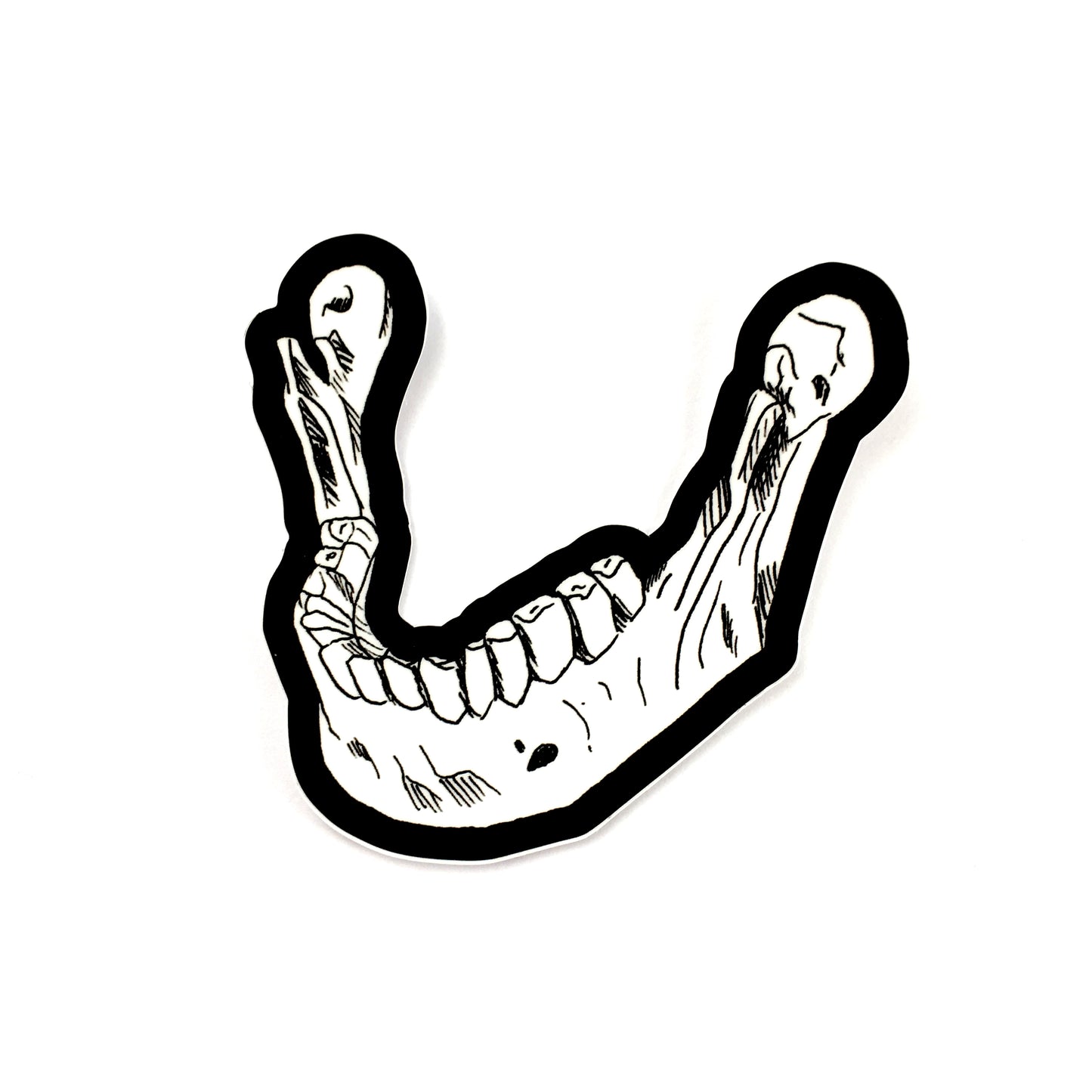 Jaw Vinyl Sticker