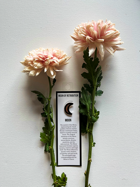 Moon Celestial Bodies Soft Enamel Pins (Cancer)
