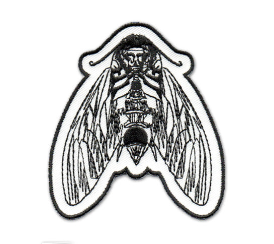 Death's Head Moth Iron-On Embroidered Patch