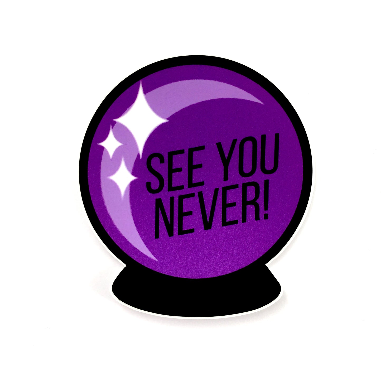 Crystal Ball Vinyl Sticker