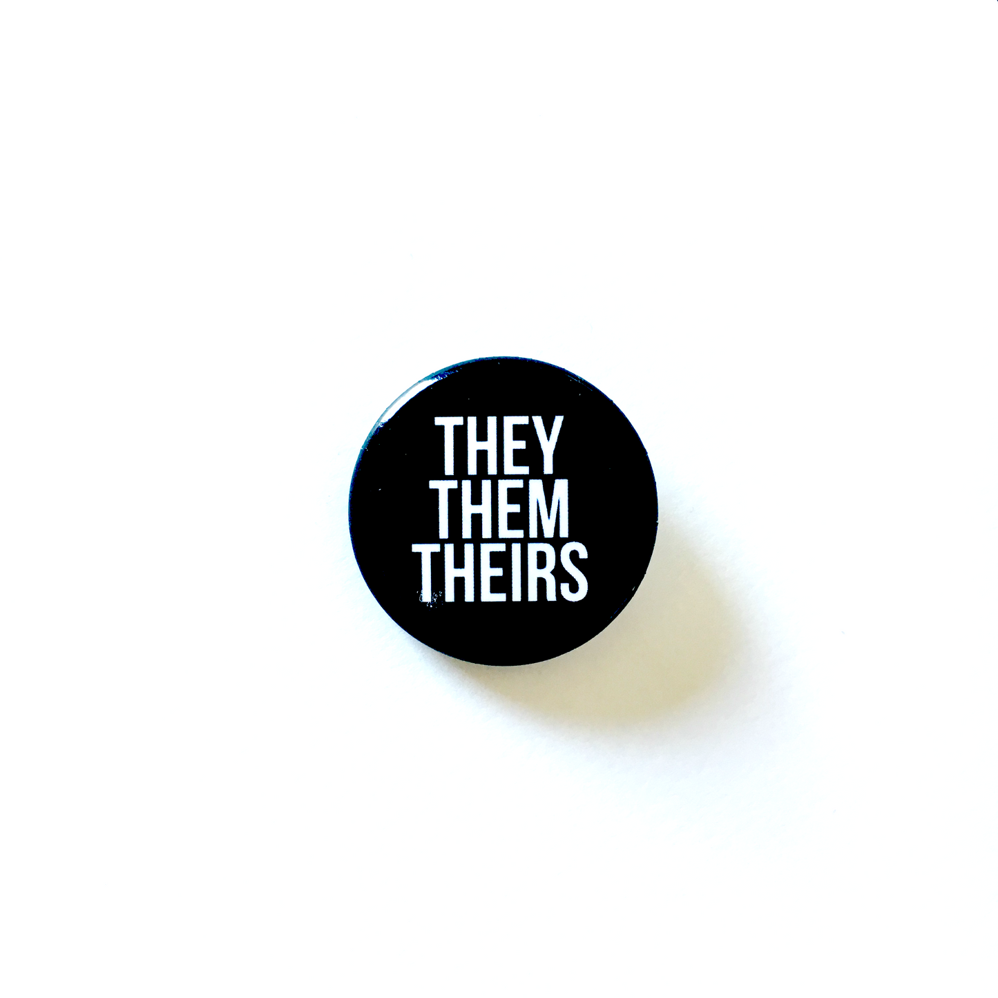 They Them Theirs Pronoun 1.25" Button